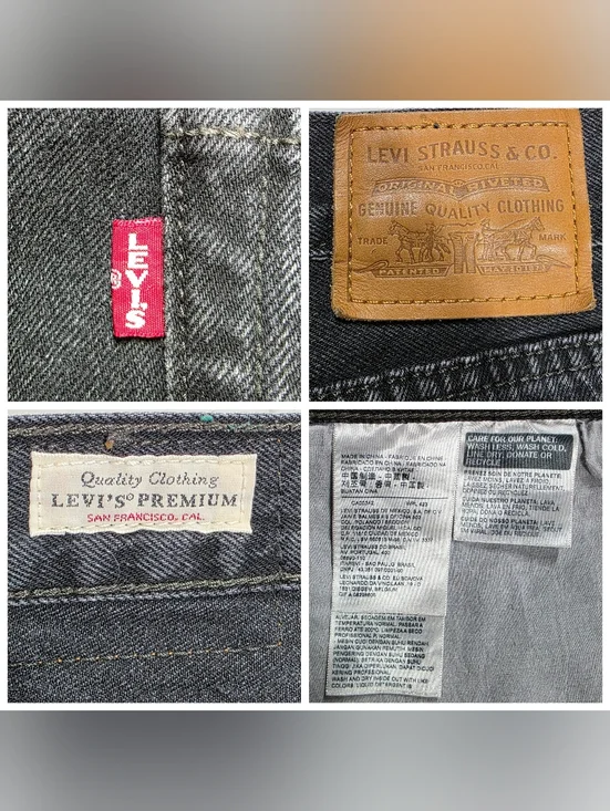 Levi's Washed Black Denim Miniskirt with Frayed Hem - Picture 16 of 16